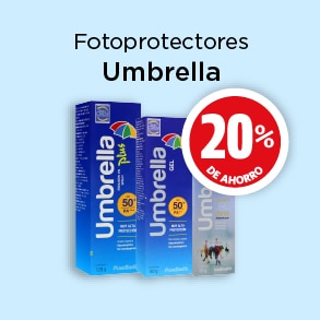 fotoprotectores umbrella 20% de ahorro